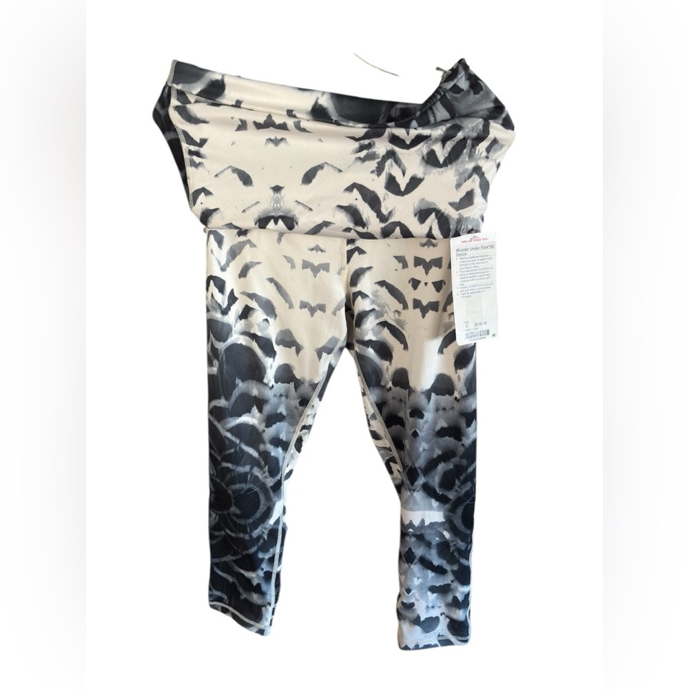 Lululemon Wunder Under Pant SE Dance 8 Skirt Leggings Pretty Plume Angel Wing - Picture 6 of 8